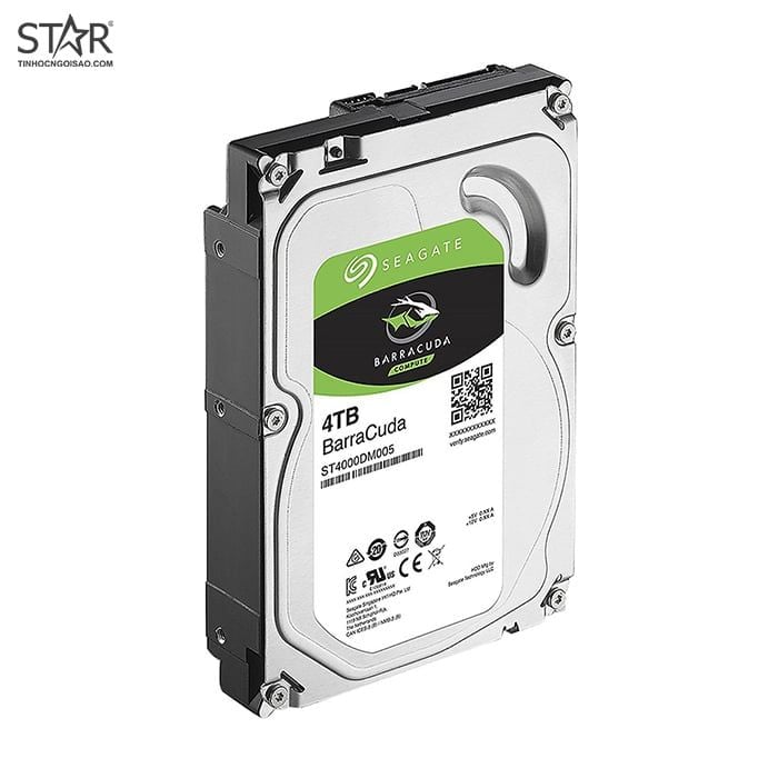 Ổ cứng HDD Seagate BarraCuda 4TB | SATA III, 3.5" (ST4000DM004) - Ảnh 2