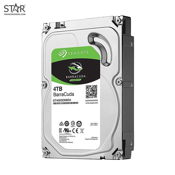 Ổ cứng HDD Seagate BarraCuda 4TB | SATA III, 3.5" (ST4000DM004) - Ảnh 3