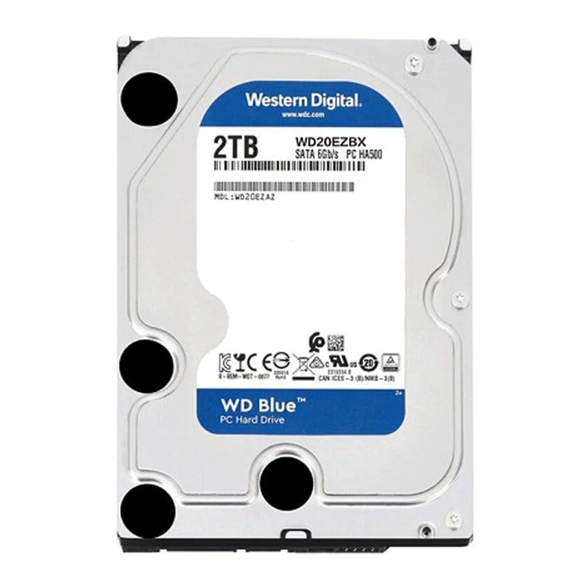 Ổ cứng HDD Western Digital Blue 2 TB | SATA III, 3.5" (WD20EZBX) - Ảnh 1