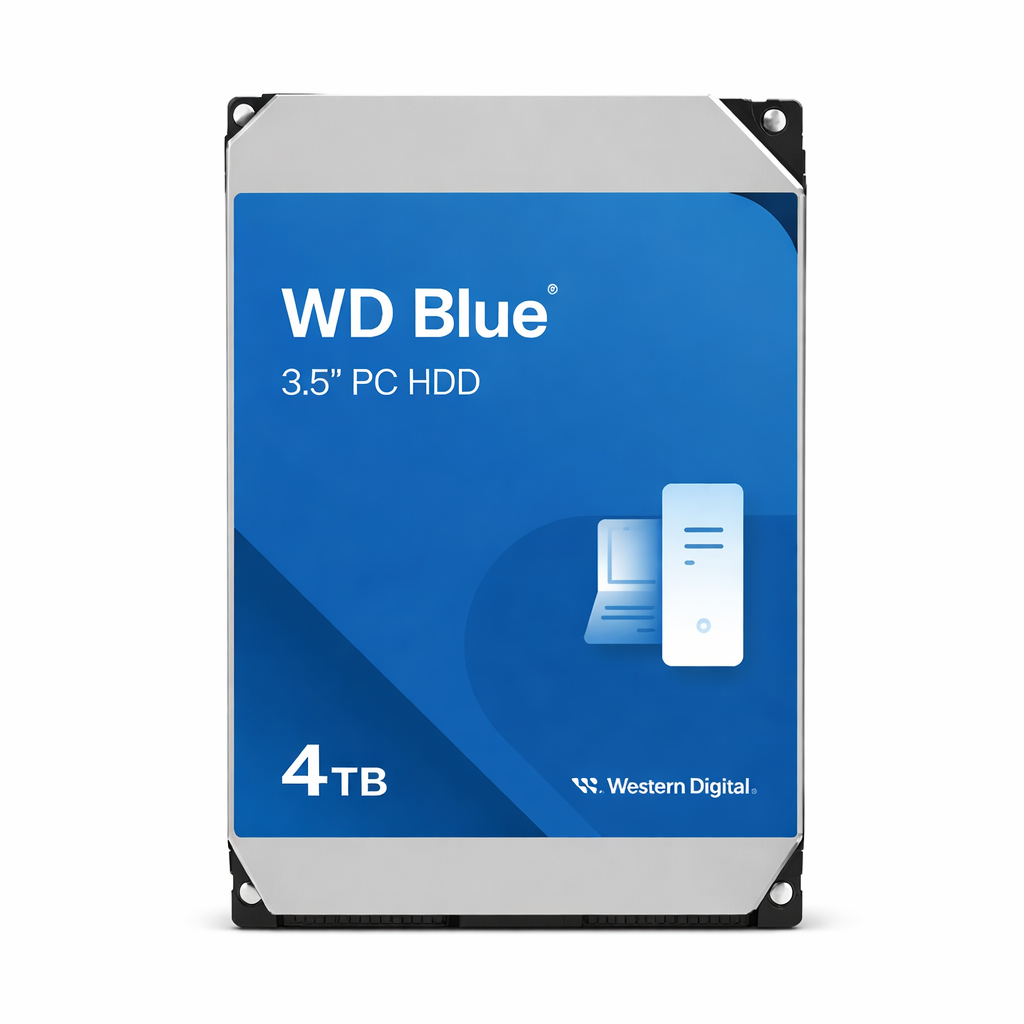 Ổ cứng HDD Western Digital Blue 4TB | SATA III, 3.5" (WD40EZZX) - Ảnh 1