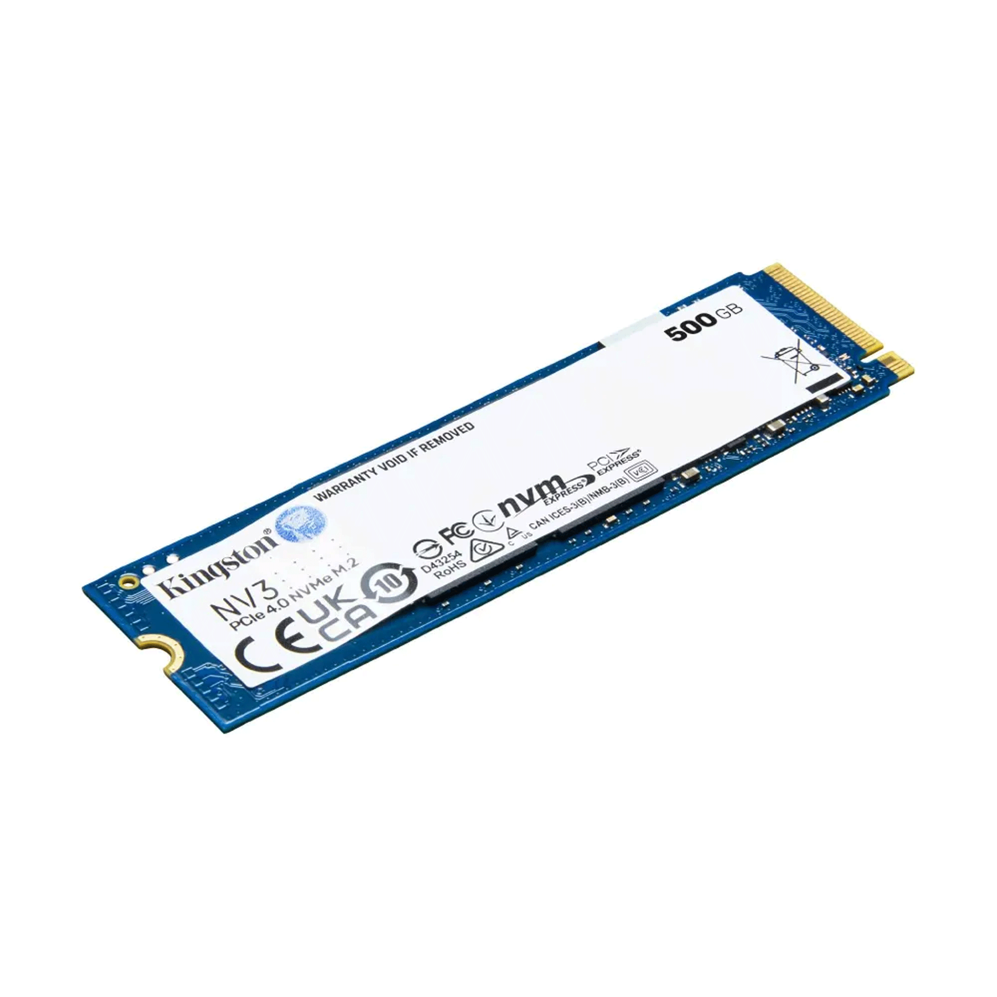 Ổ cứng SSD Kingston NV3 500GB | PCIe Gen4 x4 NVMe, M.2 2280 (SNV3S/500G) - Ảnh 2
