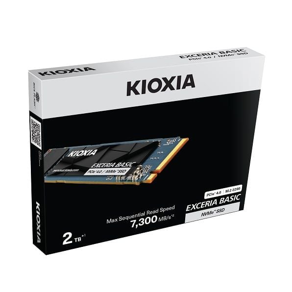Ổ cứng SSD Kioxia Exceria Basic 1TB | PCIe Gen4 x4 NVMe, M.2 Type 2280-S3-M (LSF10Z001TG8) - Ảnh 2