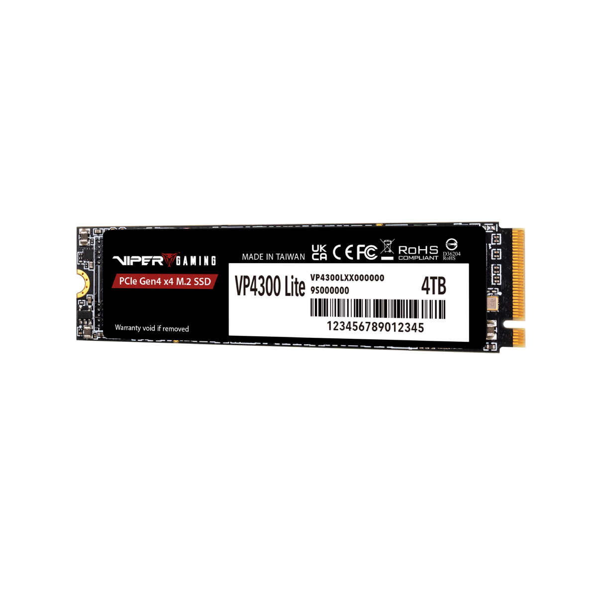 Ổ cứng SSD Patriot VP4300 Lite 4TB | PCIe Gen4 x4 NVMe, M.2 2280 (VP4300L4TBM28H) - Ảnh 2