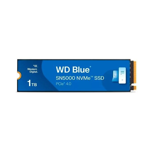 Ổ cứng SSD Western Digital Blue SN5000 1TB | PCIe Gen4 x4 NVMe, M.2 2280 (WDS100T4B0E) - Ảnh 1