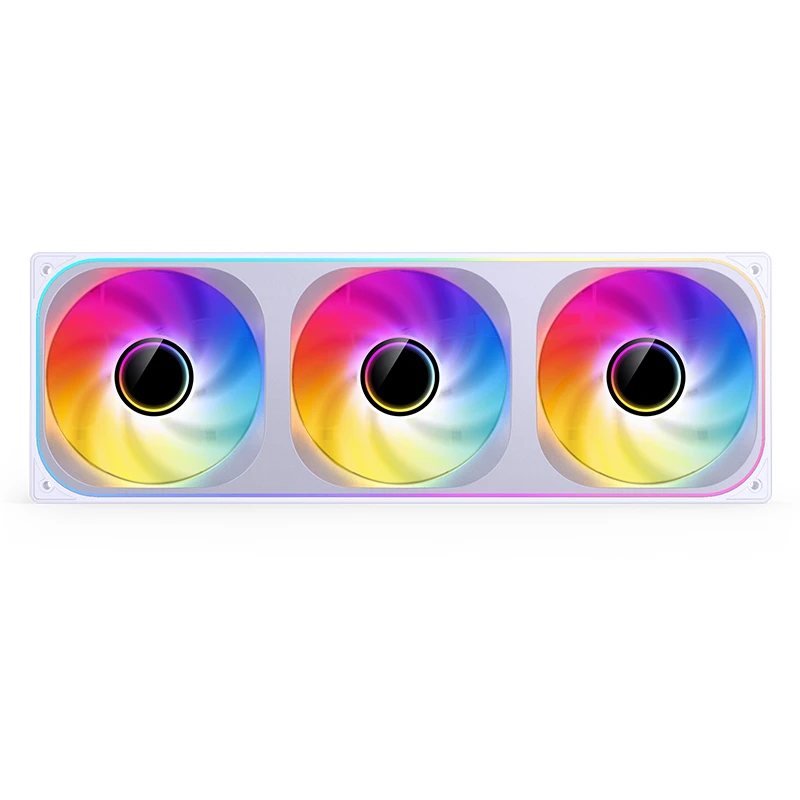 Quạt tản nhiệt PC Jonsbo ZB-360 | Kit 3 fan 362mm, ARGB, Gió ngược, Trắng - Ảnh 3
