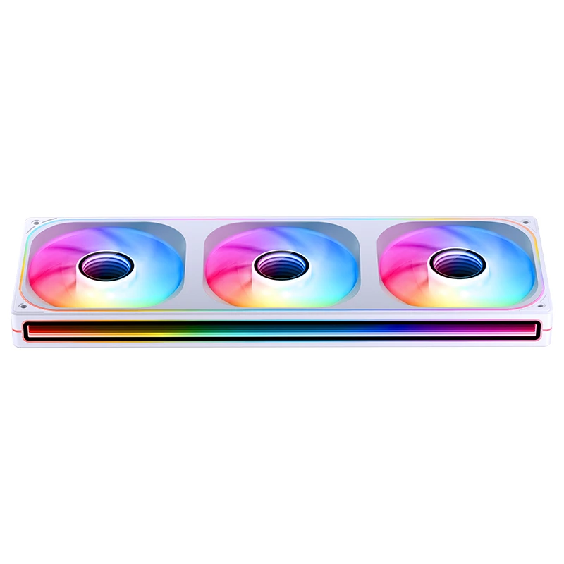 Quạt tản nhiệt PC Jonsbo ZB-360 | Kit 3 fan 362mm, ARGB, Gió ngược, Trắng - Ảnh 4