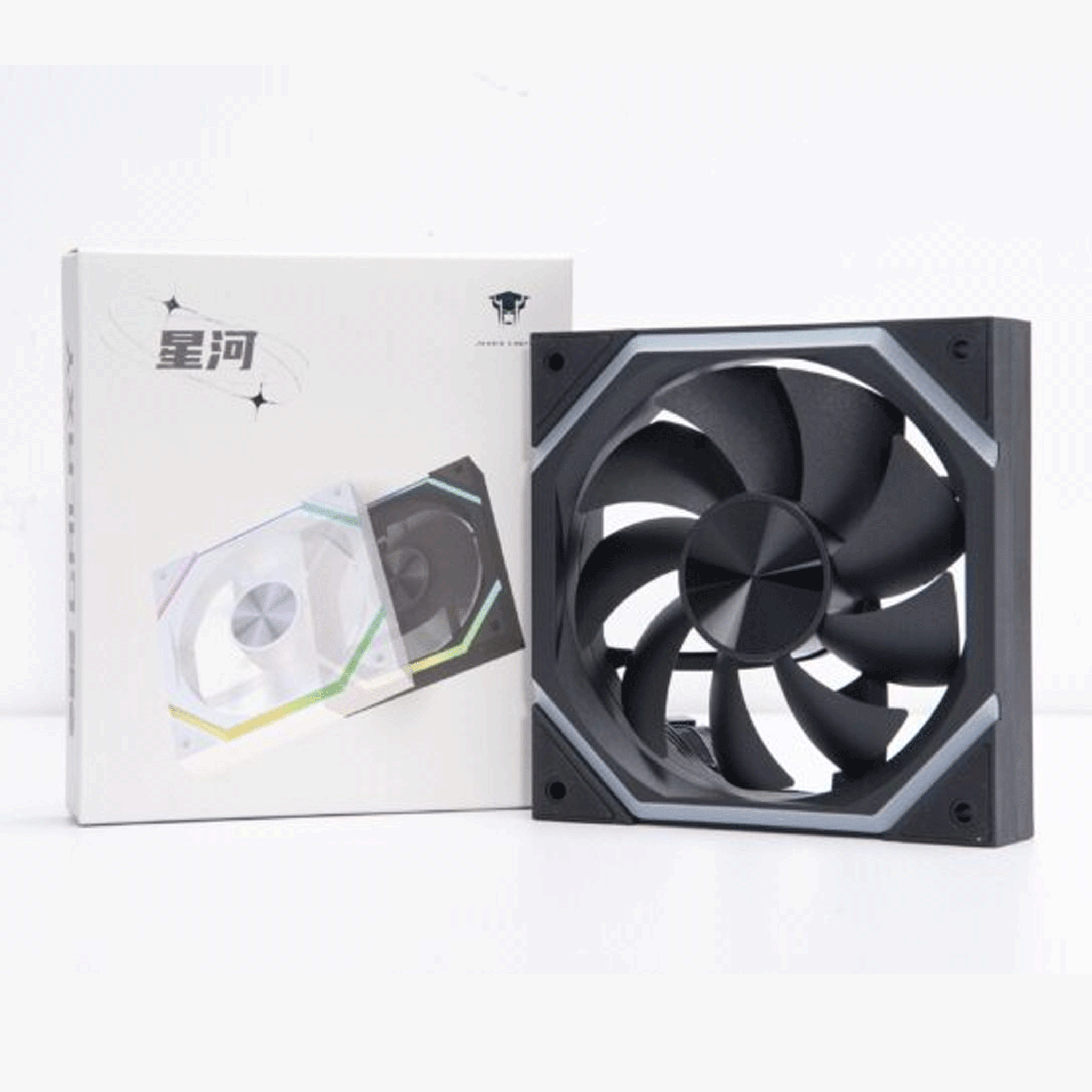 Quạt tản nhiệt PC Leopard Galaxy | Fan lẻ 120mm, ARGB, Gió ngược, Đen - Ảnh 4
