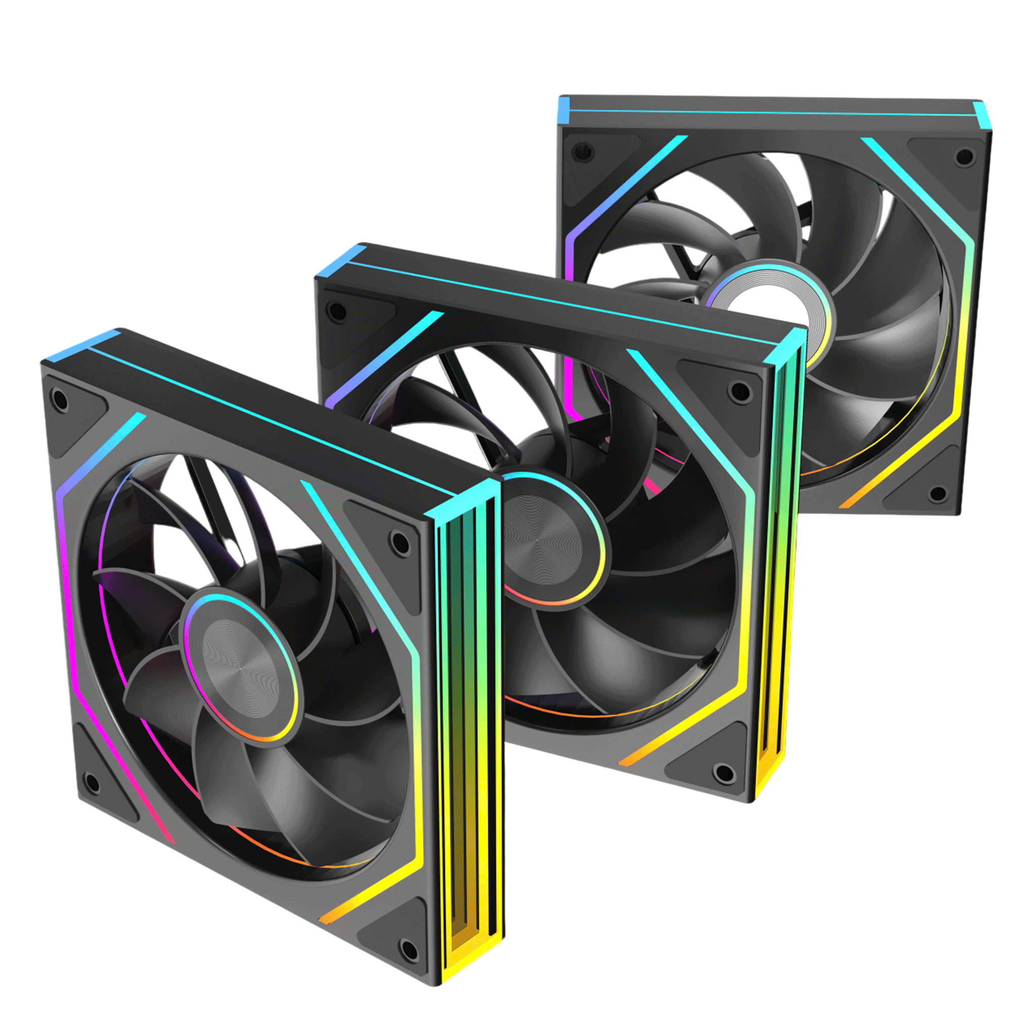 Quạt tản nhiệt PC Leopard Prism 4RS Ultra | Fan lẻ 120mm, ARGB, Đen - Ảnh 2