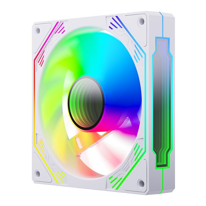 Quạt tản nhiệt PC Magic Ultra SnowMan | Fan lẻ 120mm, RGB, Trắng - Ảnh 1