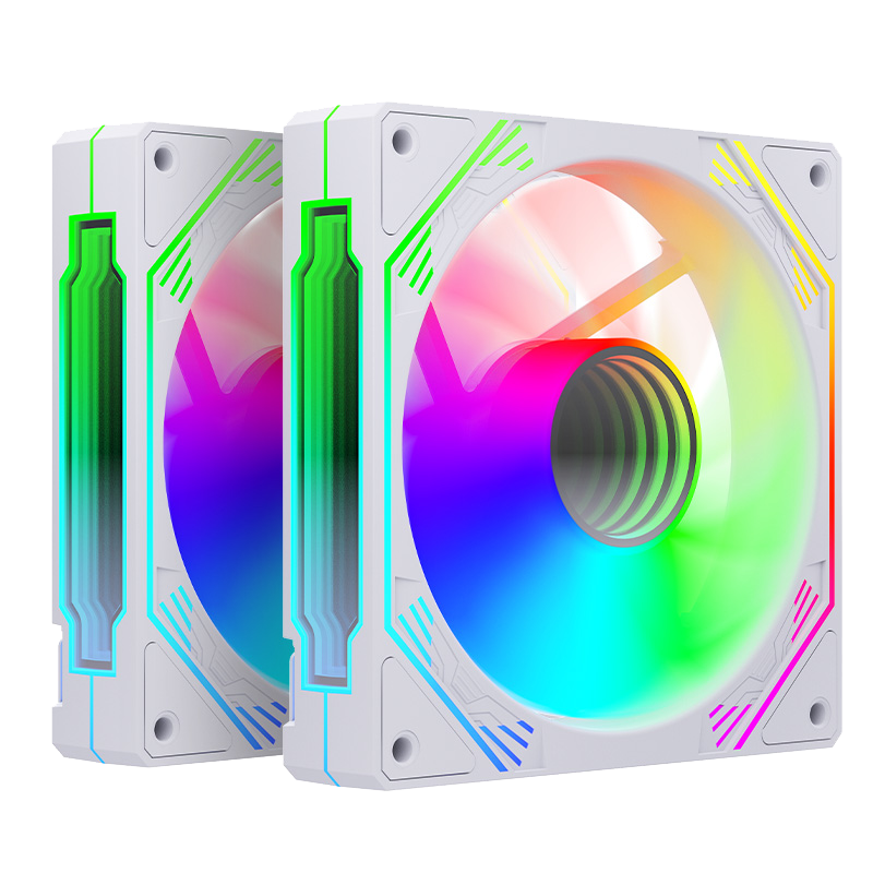 Quạt tản nhiệt PC Magic Ultra SnowMan | Fan lẻ 120mm, RGB, Trắng - Ảnh 2