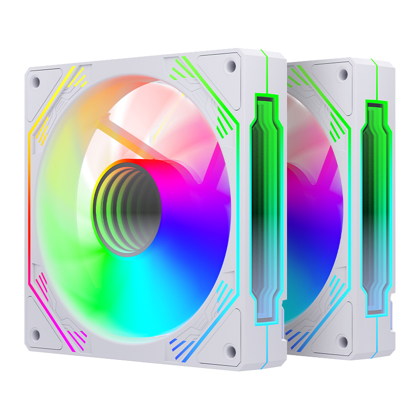 Quạt tản nhiệt PC Magic Ultra SnowMan | Fan lẻ 120mm, RGB, Trắng - Ảnh 4