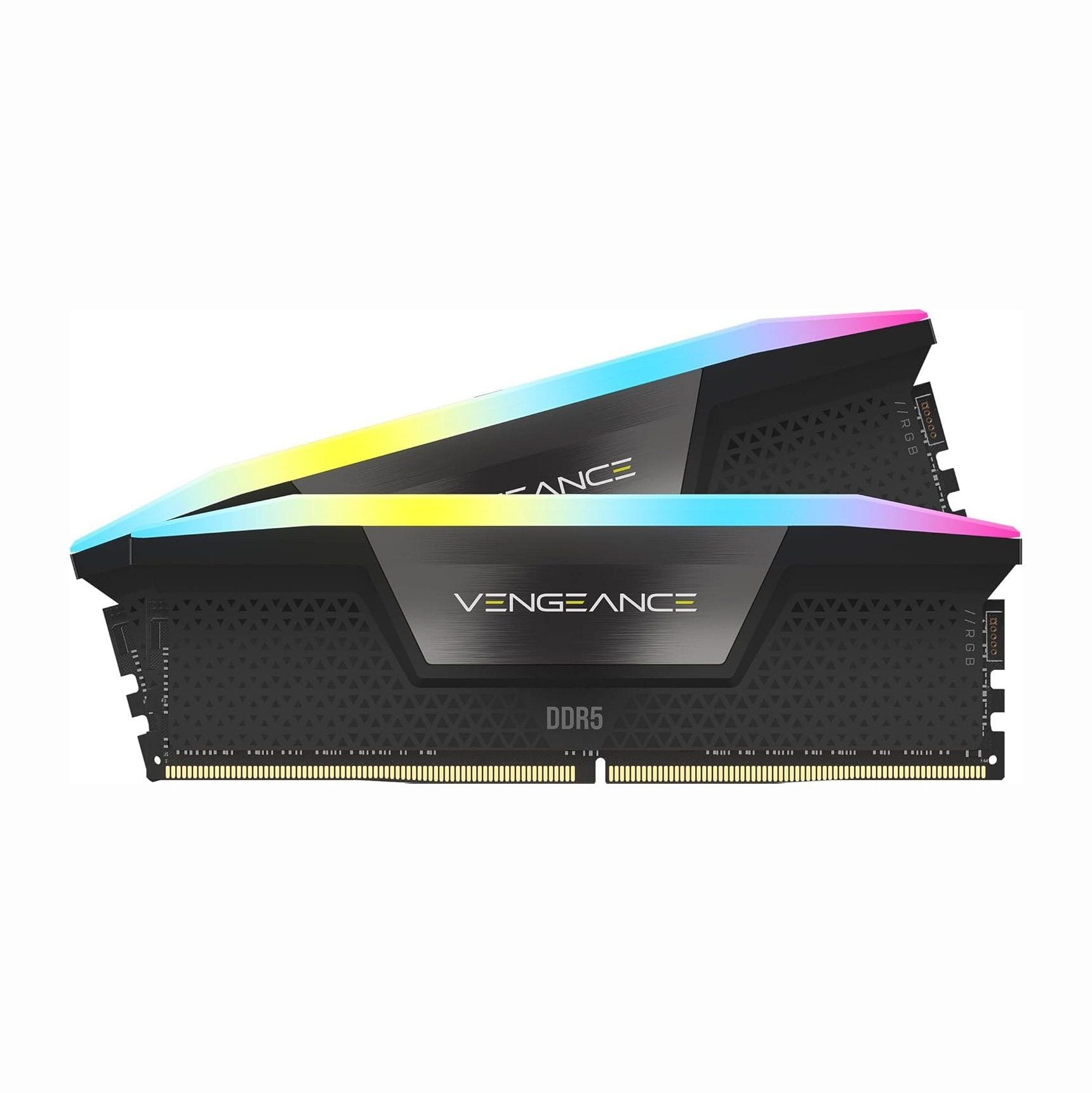 RAM PC Corsair Vengeance 64GB RGB DDR5 | (2x32GB), 6000MHz, Intel/AMD CMH64GX5M2D6000C40 - Ảnh 1