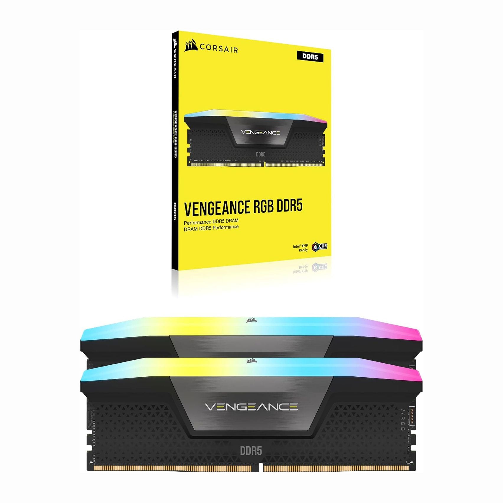 RAM PC Corsair Vengeance 64GB RGB DDR5 | (2x32GB), 6000MHz, Intel/AMD CMH64GX5M2D6000C40 - Ảnh 2