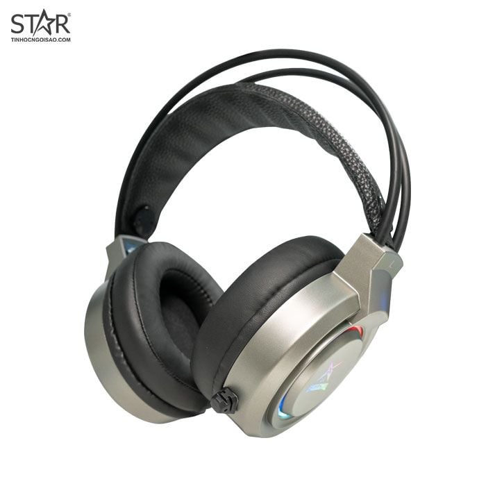 Tai nghe Gaming Eaglend Q6 Iron | Có dây, Over Ear, LED, Đen Xám - Ảnh 2