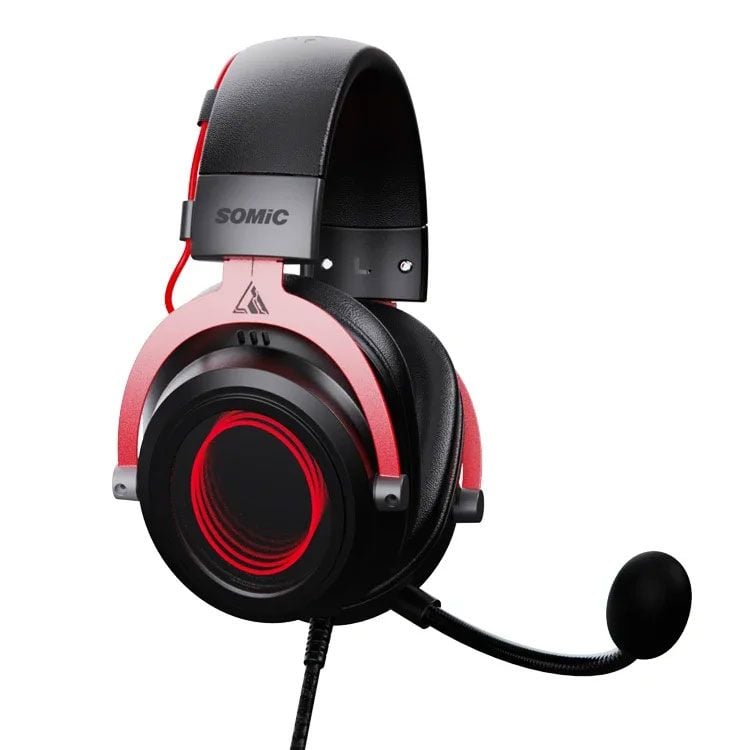 Tai nghe Gaming Somic GB2 7.1 | Có dây, Over Ear, RGB, Đen - Đỏ - Ảnh 1