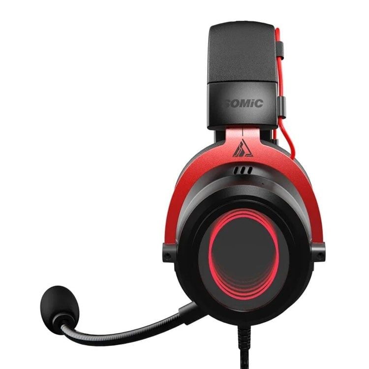 Tai nghe Gaming Somic GB2 7.1 | Có dây, Over Ear, RGB, Đen - Đỏ - Ảnh 4