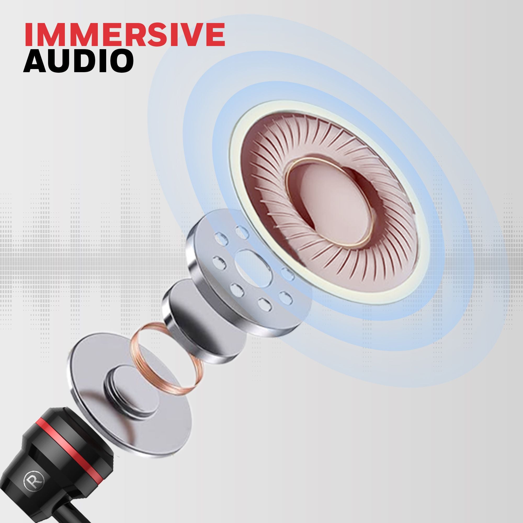 Tai nghe Honeywell Suono P60 | Có dây, In-ear, Đen - Ảnh 3