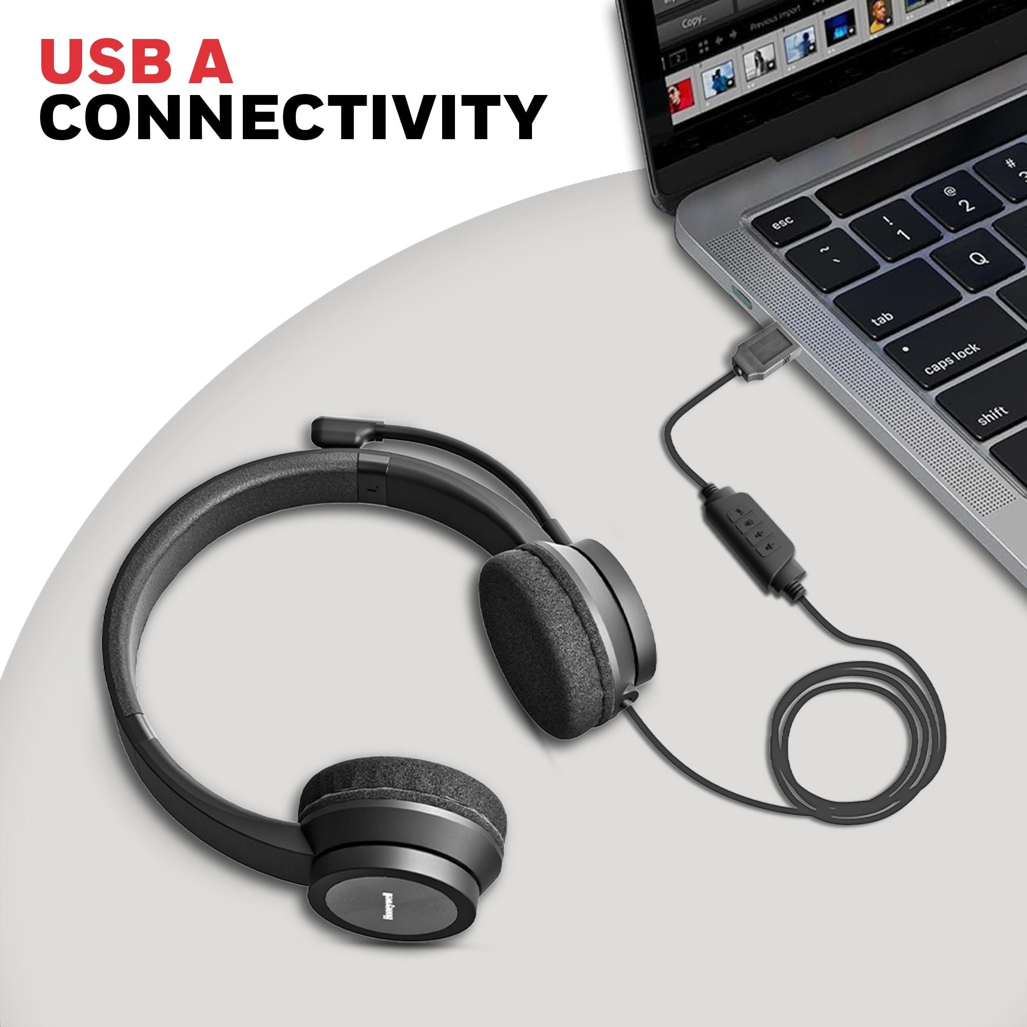 Tai nghe Honeywell Trueno U30 | Có dây, On-ear, Đen - Ảnh 2