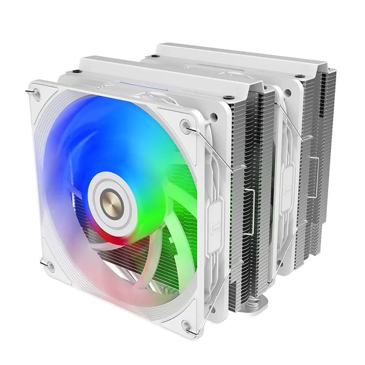 Tản Nhiệt CPU Alseye Thor N600-DT | Trắng, 2 Tháp ARGB - Ảnh 2