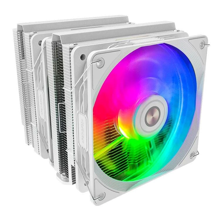 Tản Nhiệt CPU Alseye Thor N600-DT | Trắng, 2 Tháp ARGB - Ảnh 3