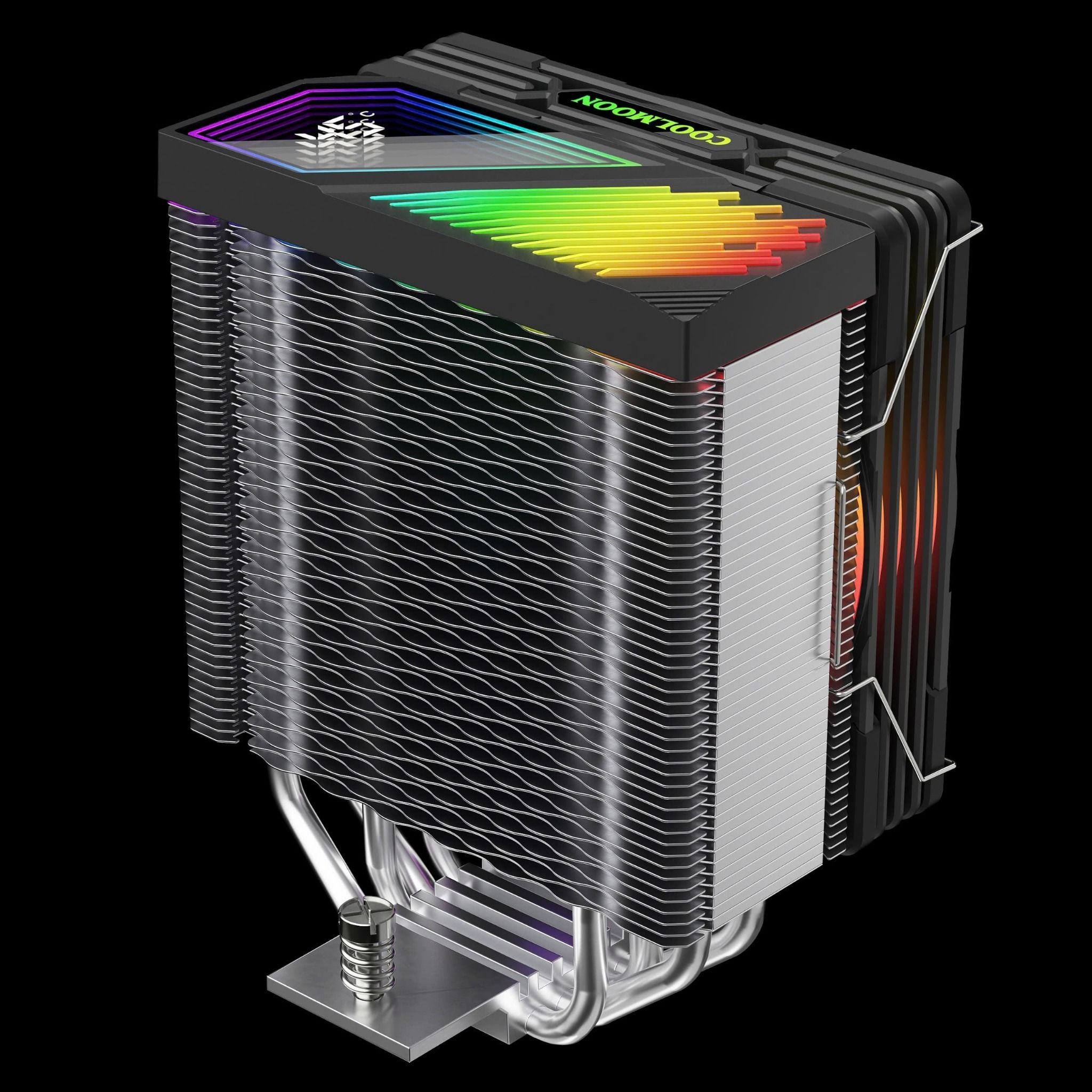 Tản nhiệt khí CoolMoon GT400 | ARGB Display, Đen - Ảnh 3