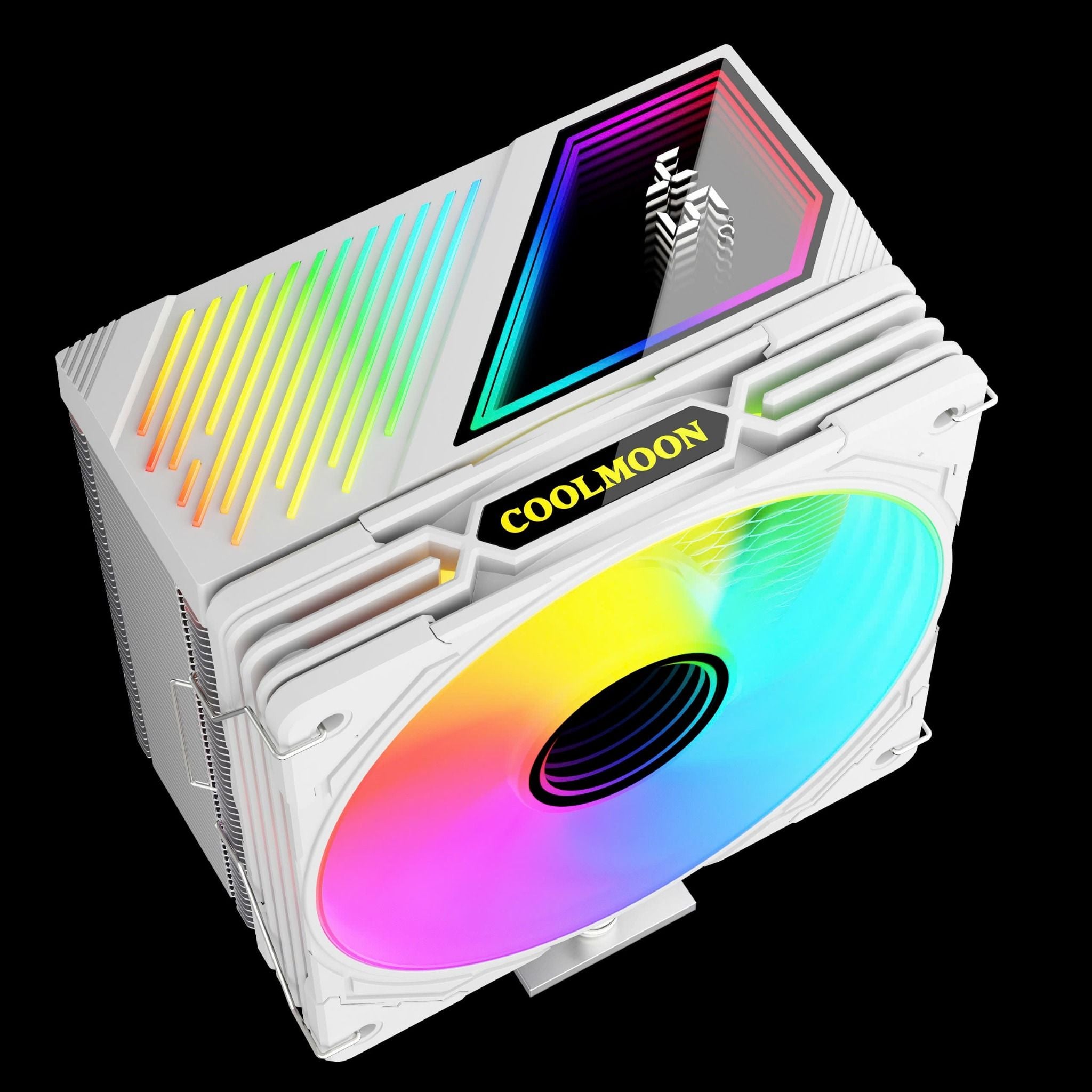 Tản nhiệt khí CoolMoon GT400 | ARGB Display, Trắng - Ảnh 3