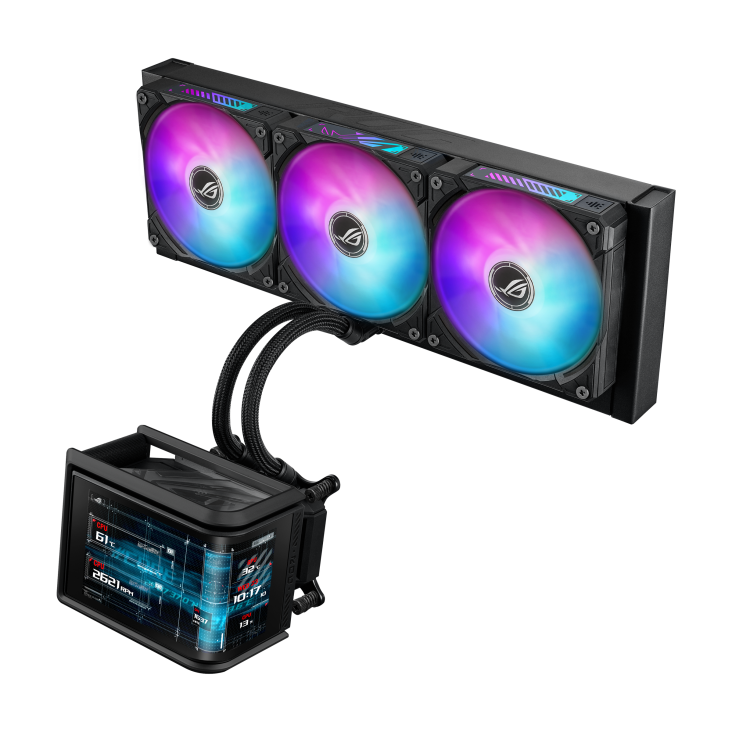 Tản nhiệt nước ASUS ROG Ryuo IV SLC 360 | ARGB Display, Đen - Ảnh 3