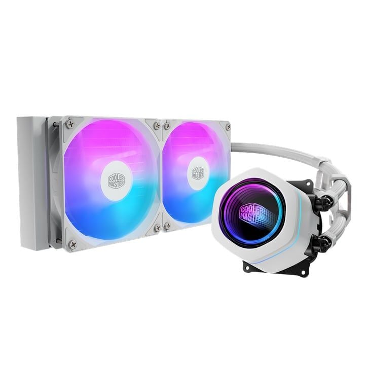 Tản nhiệt nước Cooler Master MasterLiquid Core NEX 240 | ARGB, Trắng - Ảnh 1