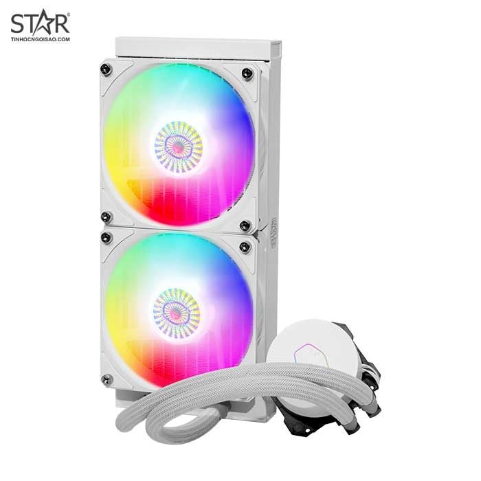 Tản nhiệt nước Cooler Master MasterLiquid ML240L V2 White | ARGB, Trắng - Ảnh 2