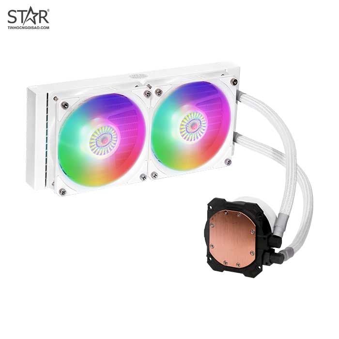 Tản nhiệt nước Cooler Master MasterLiquid ML240L V2 White | ARGB, Trắng - Ảnh 4