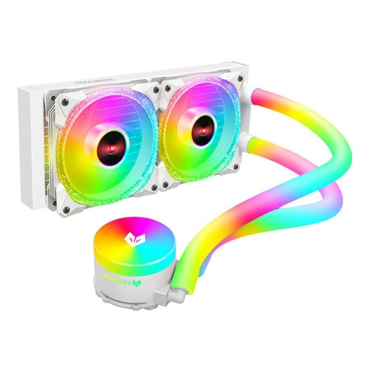 Tản nhiệt nước Coolmoon Aosor AS240 | RGB, Trắng - Ảnh 2