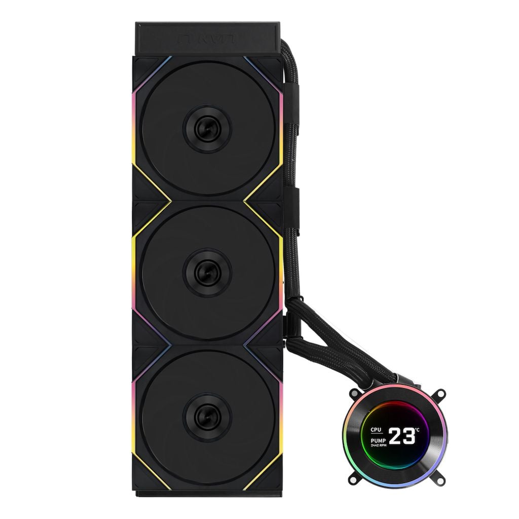 Tản nhiệt nước Lian Li HydroShift II LCD 360TL | ARGB Display, Đen - Ảnh 2