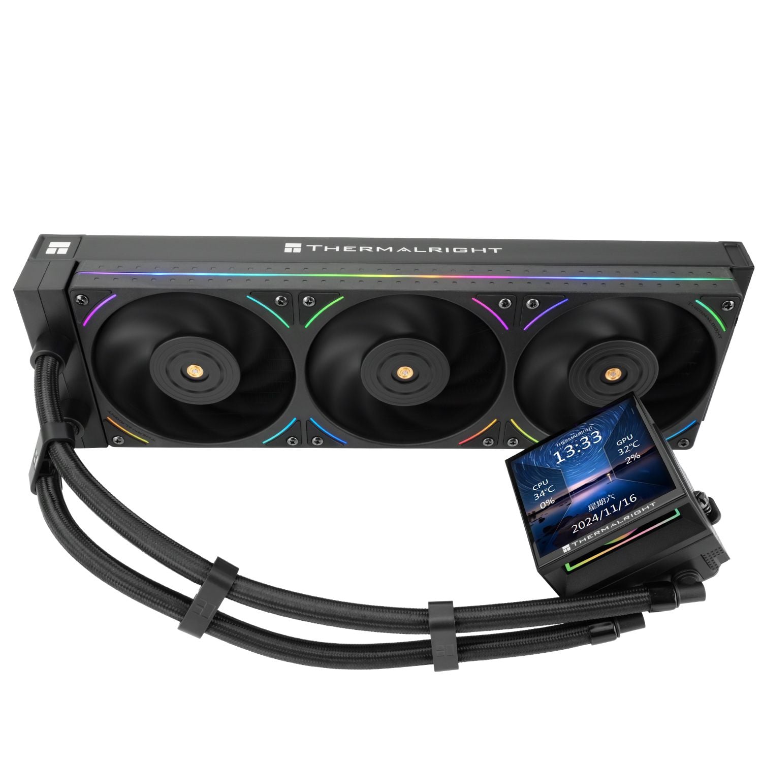 Tản nhiệt nước Thermalright Hyper Vision 360 UB | ARGB Display, Đen - Ảnh 1