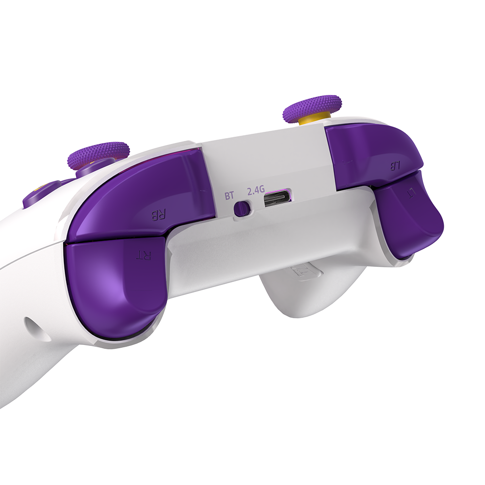 Tay cầm Game Dare-U H105 - Trắng | Triple mode: USB cable + 2.4G + Bluetooth - Ảnh 3