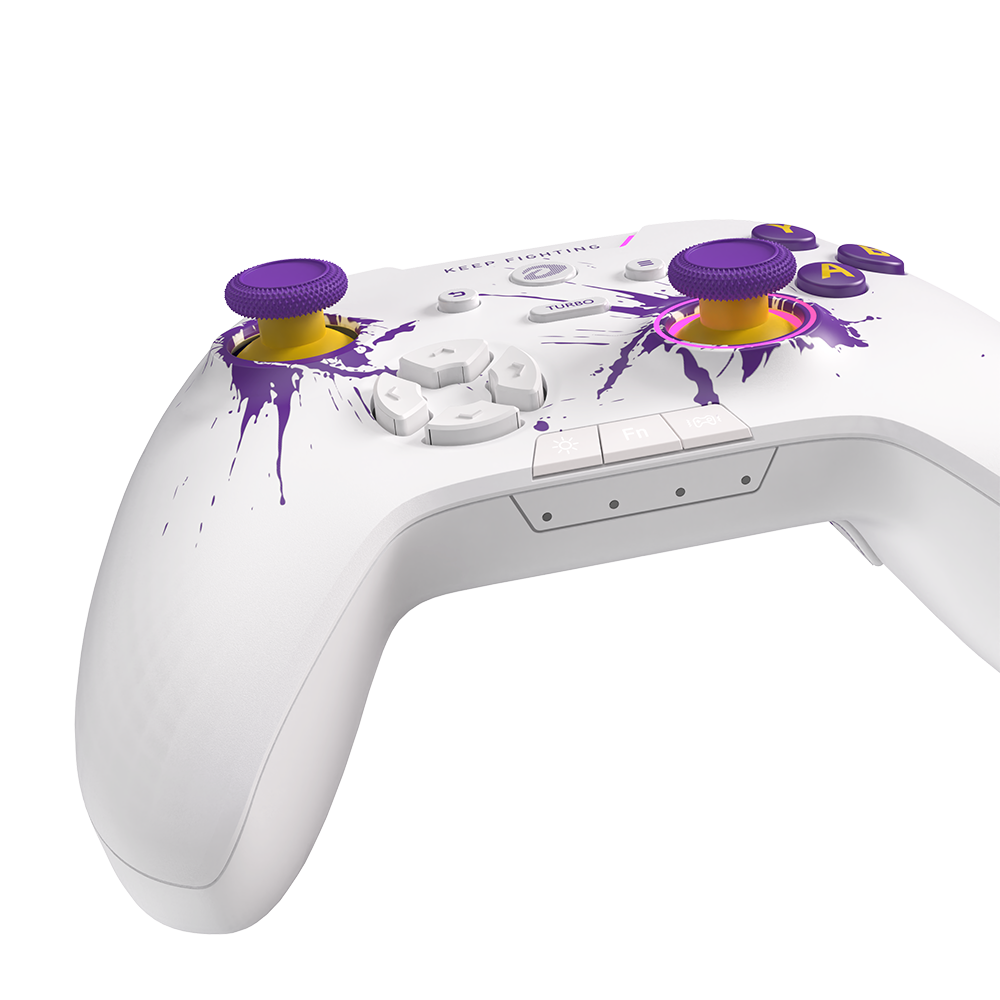 Tay cầm Game Dare-U H105 - Trắng | Triple mode: USB cable + 2.4G + Bluetooth - Ảnh 4