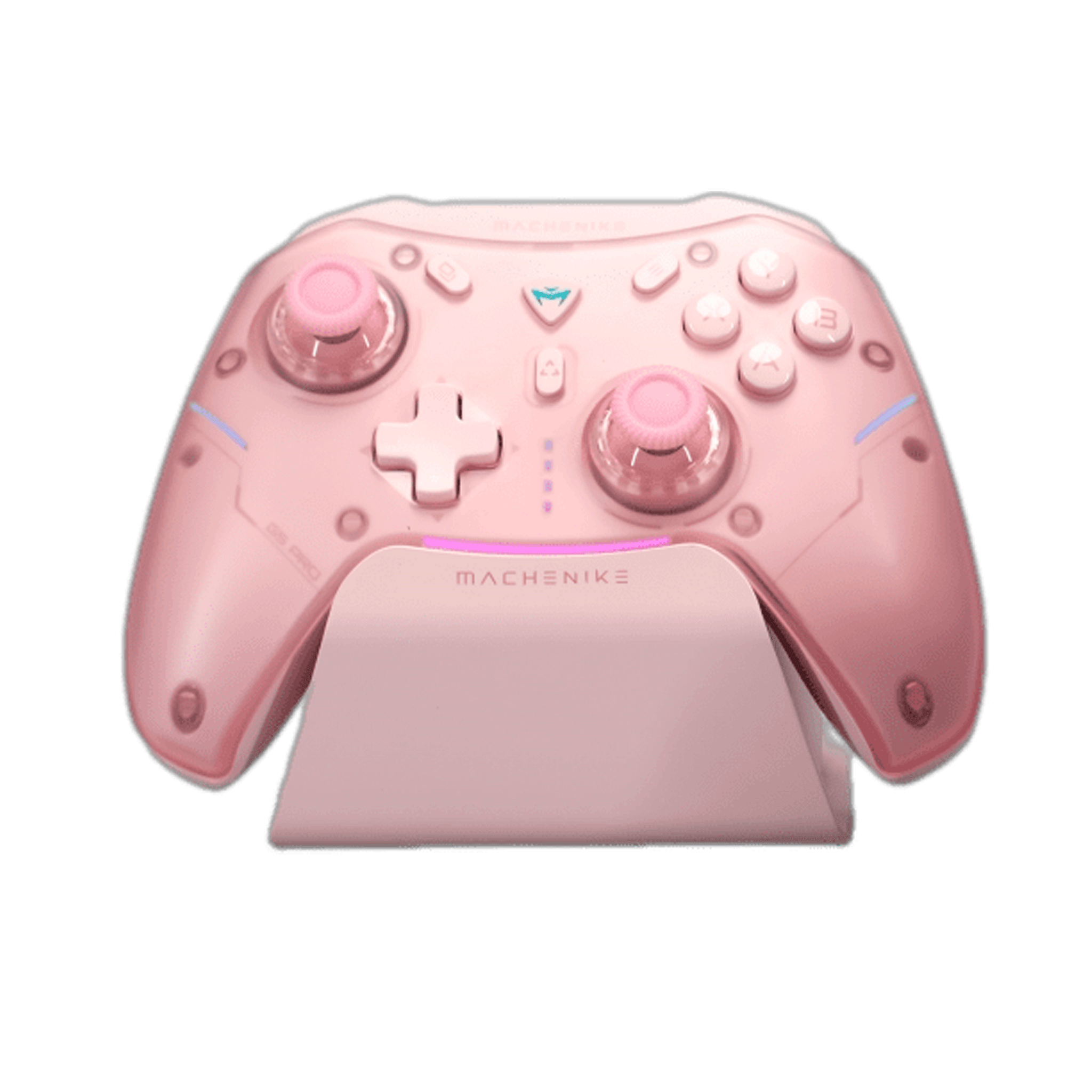 Tay Game Không Dây Machenike G5 Pro Max Set; Three-Mode; Pink . - Ảnh 1