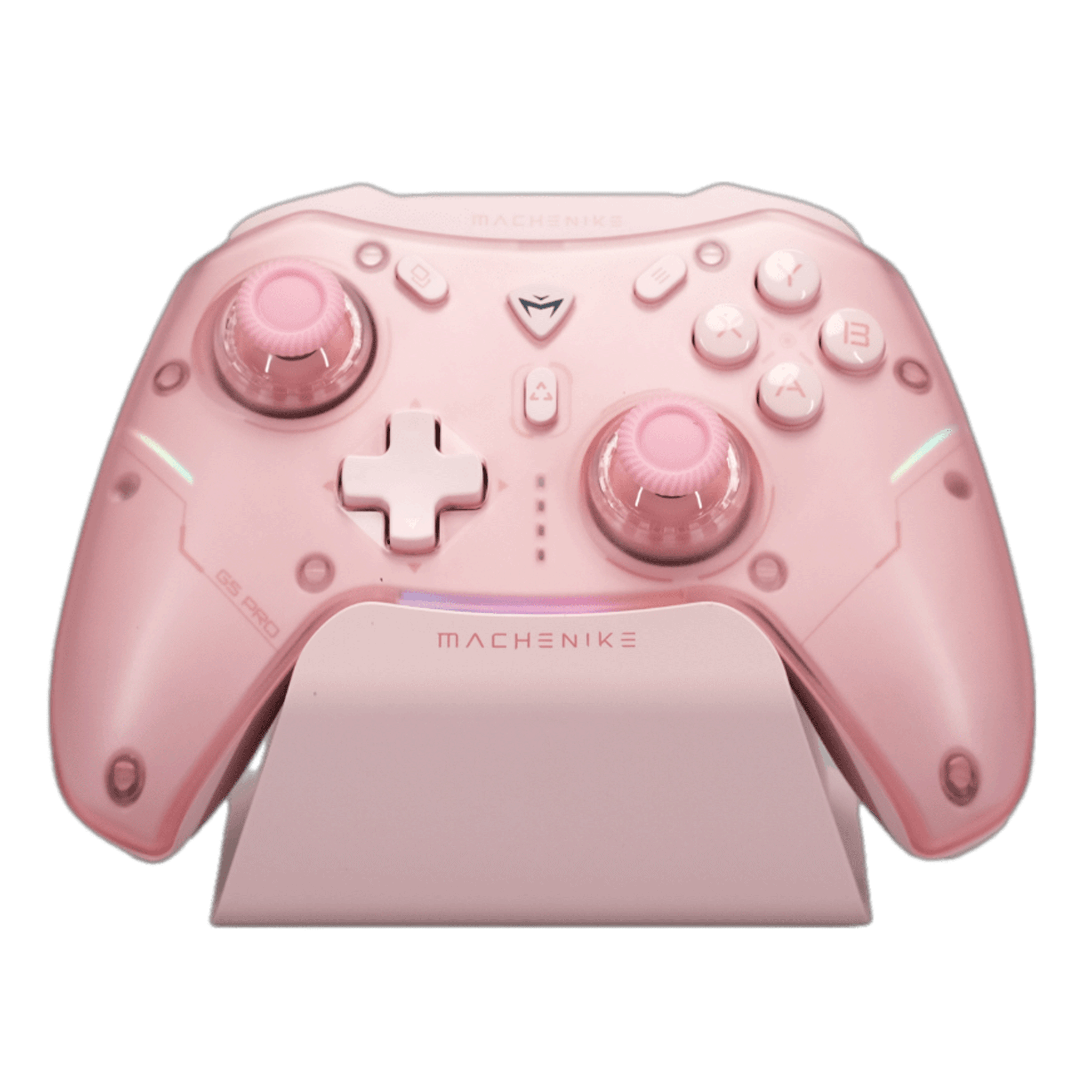 Tay Game Không Dây Machenike G5 Pro Max Set; Three-Mode; Pink . - Ảnh 3