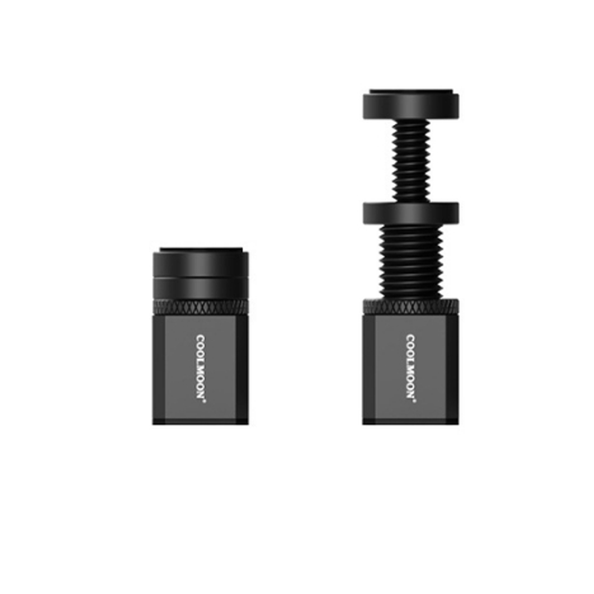 Thanh đỡ VGA Coolmoon Hifrost H5 Short Black | Đế nam châm (Chiều Cao 28mm - 50mm) - Ảnh 1