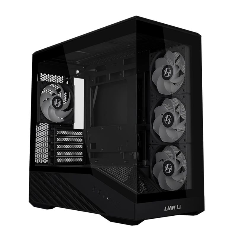 Thùng máy Case Lian Li Vector V100R Mini (V100MIX) | Mini Tower, Kèm 4 fan ARGB, Đen - Ảnh 2