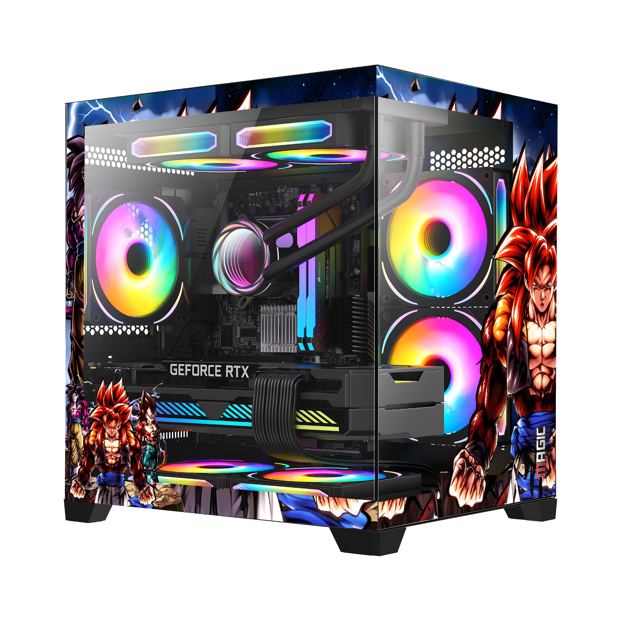 Thùng máy Magic AquaM ULTra Songoku (Small M-ATX) - Ảnh 1