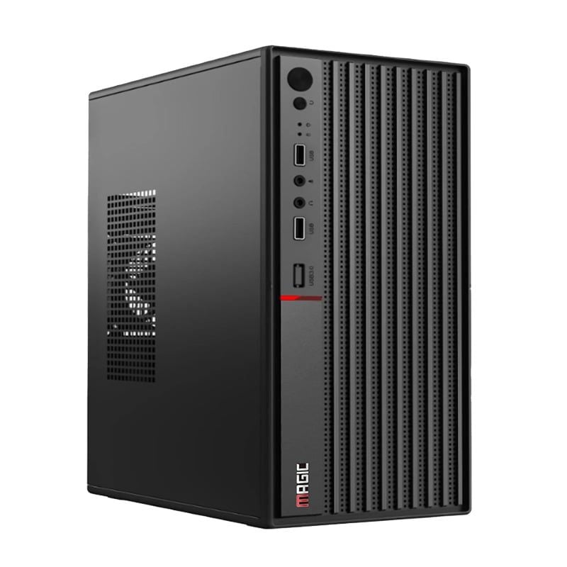 Thùng máy Magic M-09 | M-ATX/ITX, Hỗ trợ GPU 240mm, 4 khe PCI, Đen - Ảnh 1