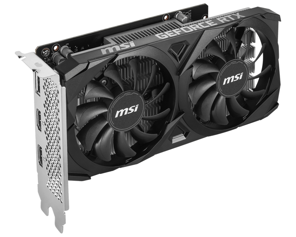 Card màn hình NVIDIA GeForce RTX 3050 MSI Ventus 2X E OC | 6GB GDDR6, 2560 CUDA, 300W - Ảnh 4