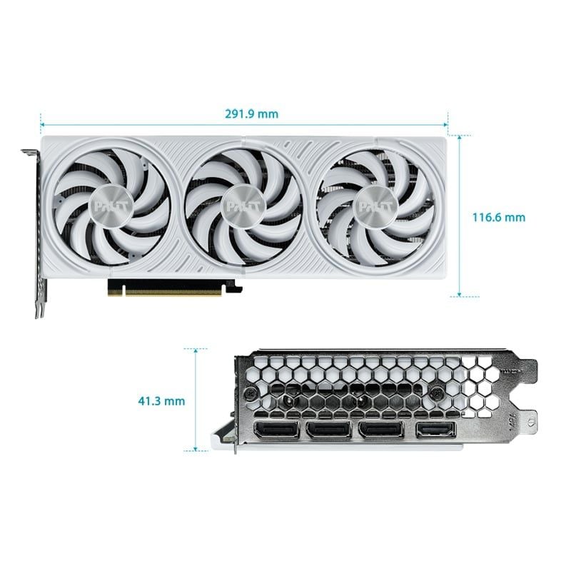 Card màn hình NVIDIA GeForce RTX 5070 Palit White OC | 12GB GDDR7, 6144 CUDA - Ảnh 2