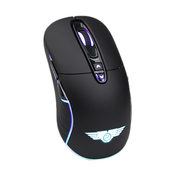 Chuột gaming Newmen WGX6 | Wireless 2.4Ghz, 12000 DPI, 110g, RGB, Đen - Ảnh 2