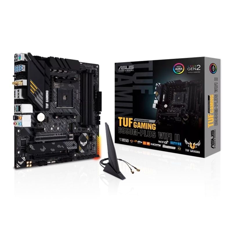 Mainboard (AMD) ASUS TUF GAMING B550M-PLUS WIFI II | AM4, mATX, 4 khe DDR4 - Ảnh 1