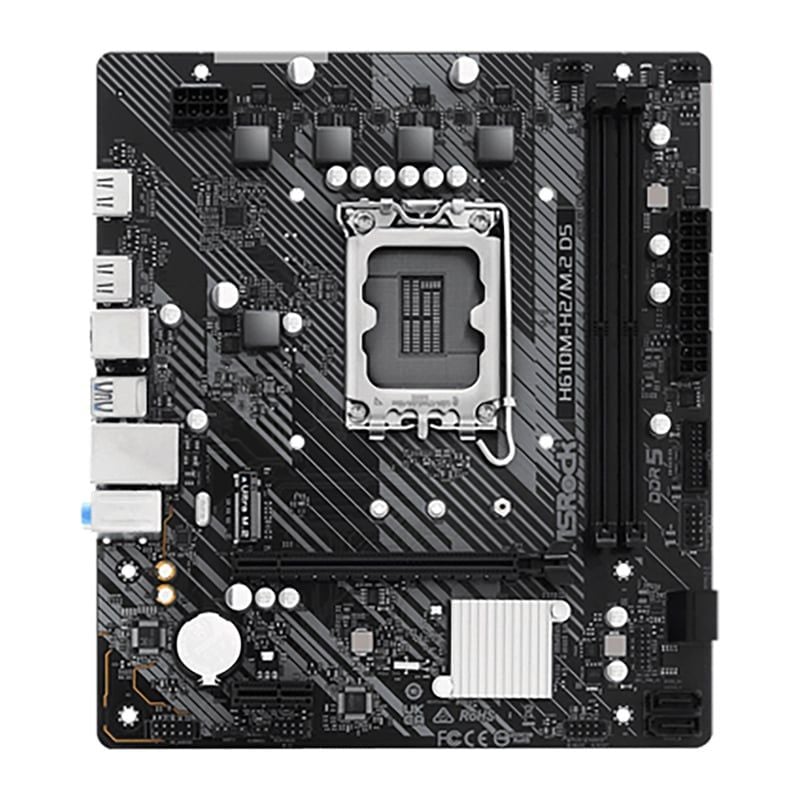 Mainboard ASRock H610M-H2/M.2 DDR5 | LGA 1700, mATX, 2 khe RAM - Ảnh 2