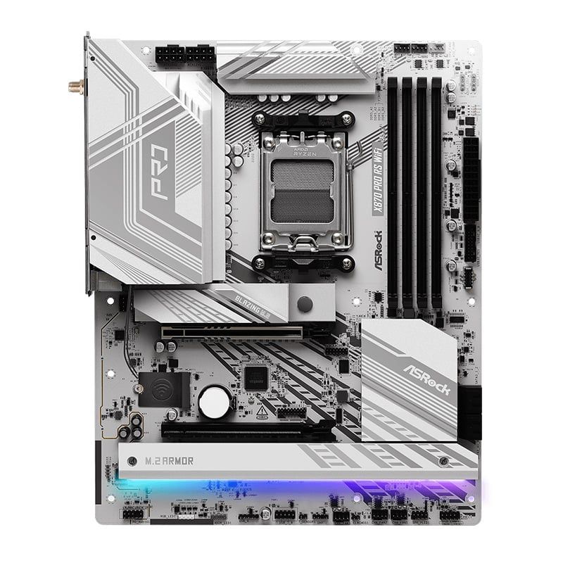 Mainboard ASRock X870 Pro RS Wifi DDR5 | AM5, ATX, 4 khe RAM - Ảnh 2
