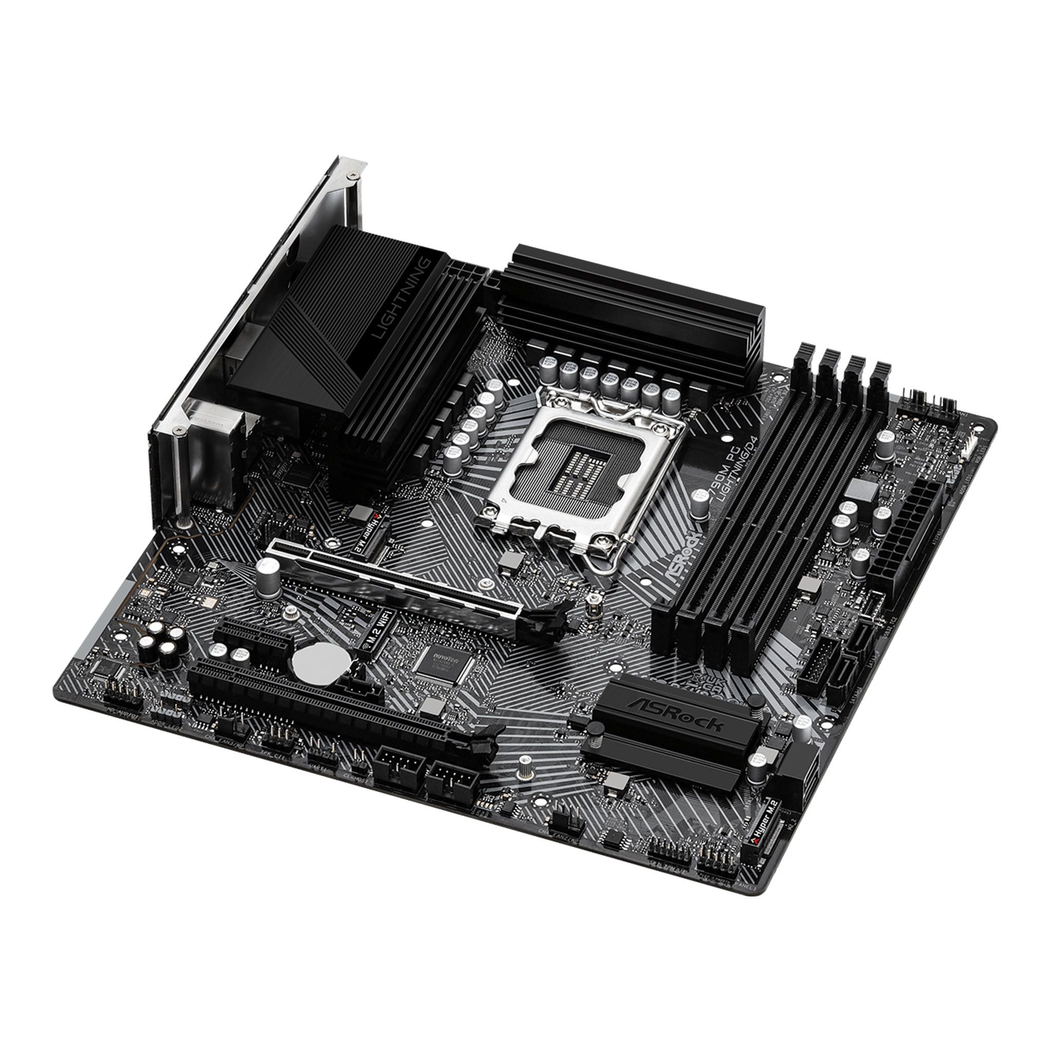Mainboard ASRock Z790M PG Lightning DDR4 | LGA 1700, mATX, 4 khe RAM - Ảnh 4