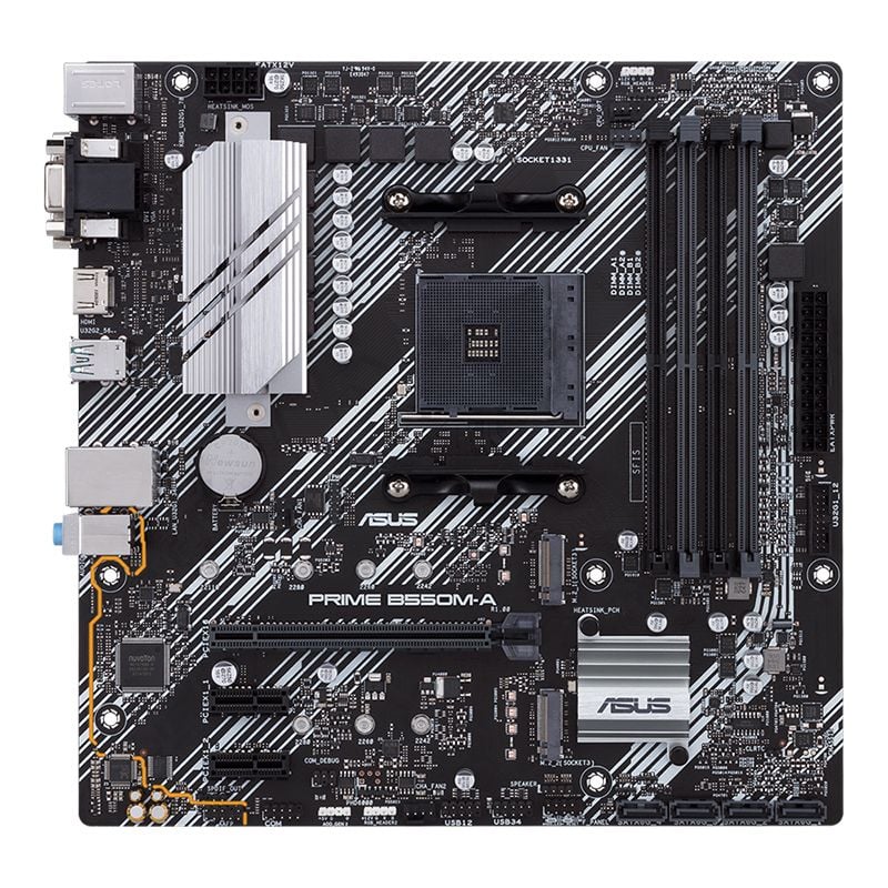 Mainboard ASUS Prime B550M-A DDR4 | AM4, mATX, 4 khe RAM - Ảnh 2