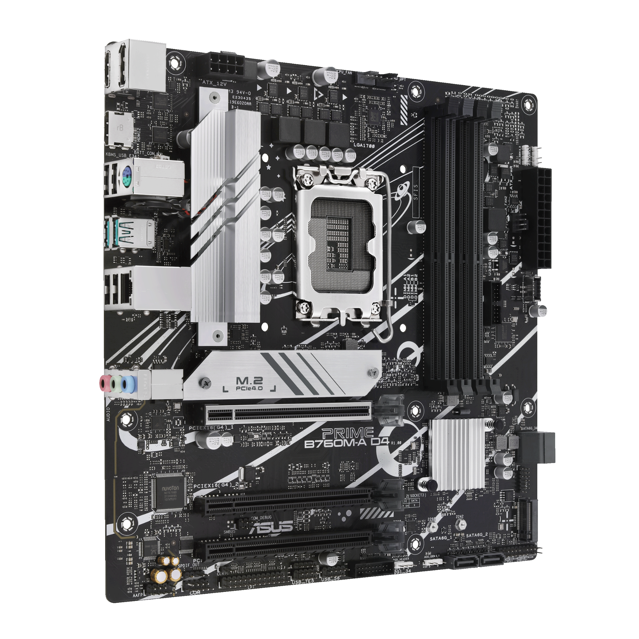 Mainboard ASUS Prime B760M-A D4-CSM DDR4 | LGA 1700, mATX, 4 khe RAM - Ảnh 3